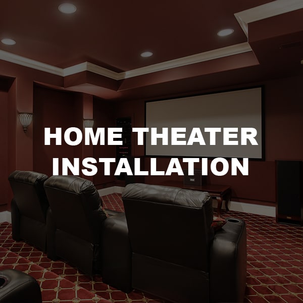 home theater installation in Lily Dale